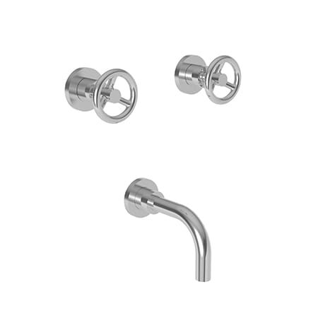 Newport Brass Tub Faucet, Polished Chrome, Wall 3-2925-26